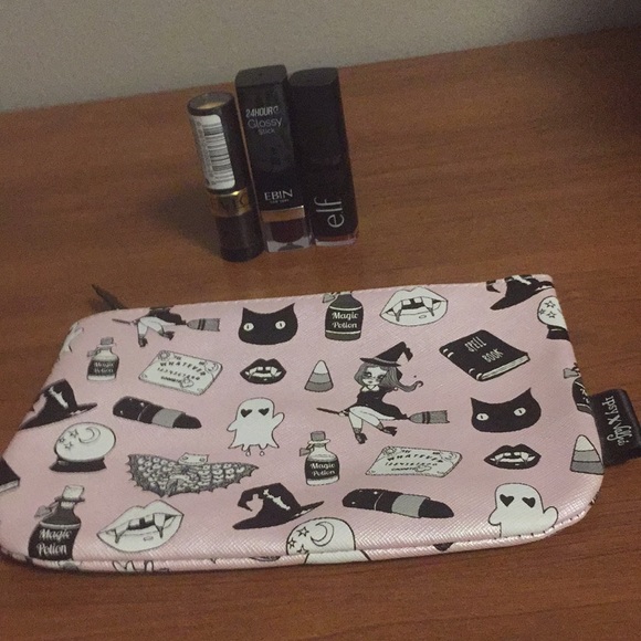 Other - Ipsy Makeup bag with three lipsticks